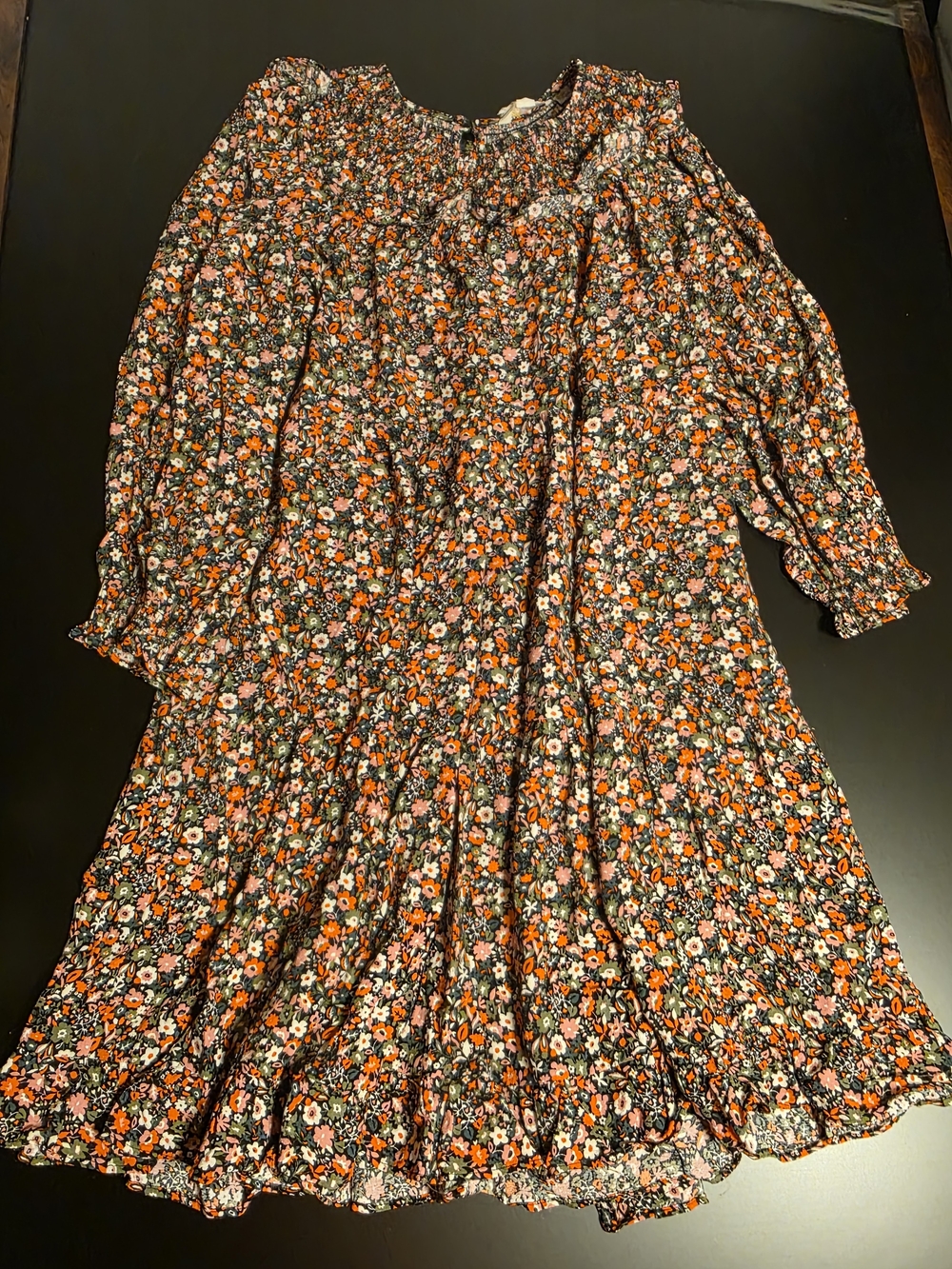 Floral Long-Sleeve Dress